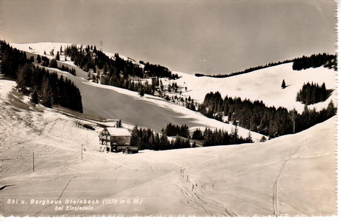 Cartes postales: Berghaus Steinbach bei Einsiedeln 1952 – D'occasion à Wolhusen par Curver9