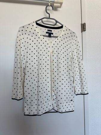 Tommy Hilfiger Cardigan Pünktchen - M -100% Baumwolle - NEU!
