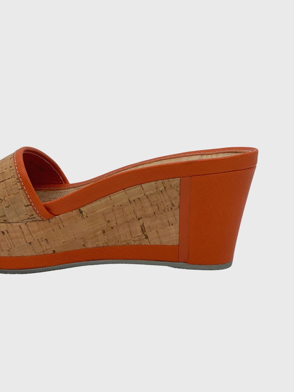 Prada Scarpe da donna: Prada Cork Wedge Sandale mit Absatz EU 36 Orange – Usato da Zürich venduto da shoe_shop 4