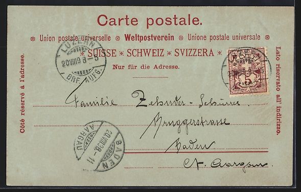 Cartes postales: Mondschein-AK Luzern, Altstadt mit Boote – D'occasion à Berlin par bartko-reher 1