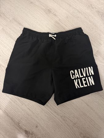 Calvin Klein Badehose Gr. 14-16, Schwarz