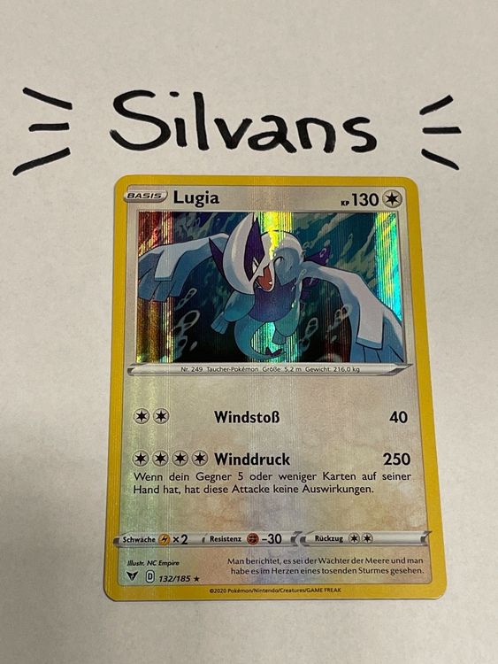 Lugia Holo 132/185 Farbenschock Kaufen auf Ricardo