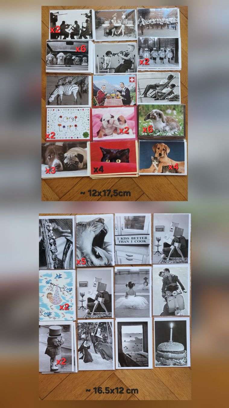 Cartoline postali: Carte postale (315pcs) divers format – Nuovo (secondo la descrizione) da Genève venduto da Mel.R_ 6