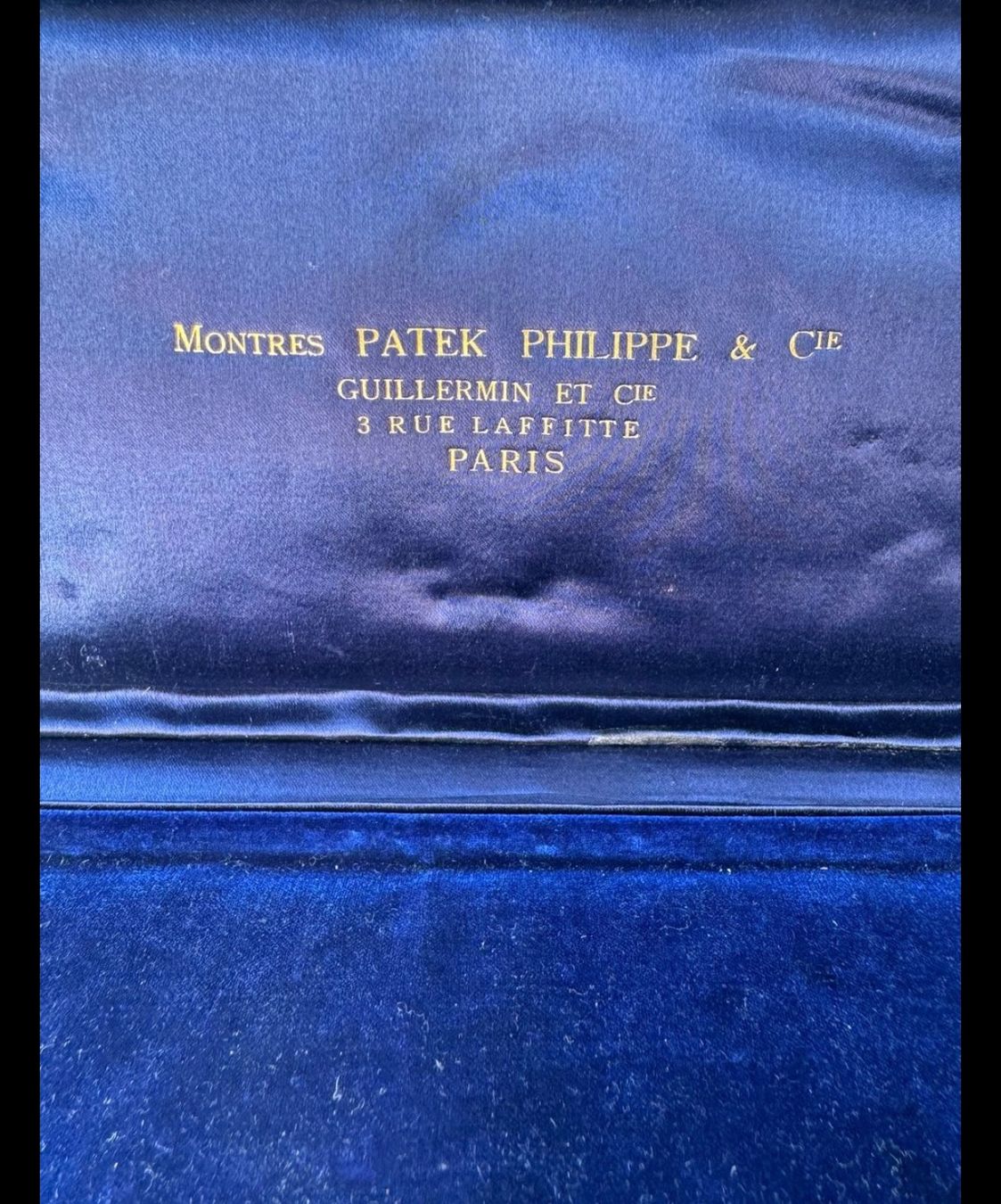 Patek Philippe Scatole porta orologi: Vintage very large Patek Philippe box – Usato da Basel venduto da Nadelberg