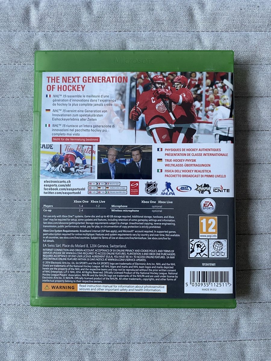 Microsoft Giochi: NHL 15 für Xbox One – Usato da Thunstetten venduto da Virus_33 2