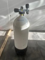 15L Tauchflasche, Stahl, Doppelventil (Rev. 06.2026)