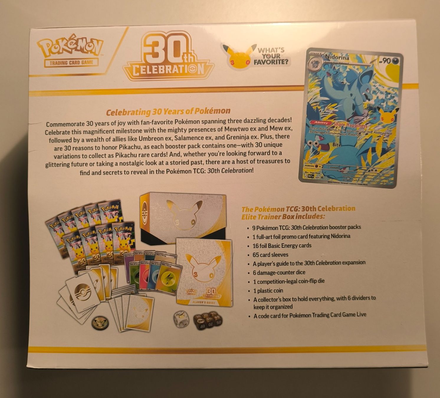 Pokémon Sammelbilder & Trading cards: 30th Celebration Elite Trainer Box - ETB EN – Neu und originalverpackt aus Oberrieden von ohhboy 1