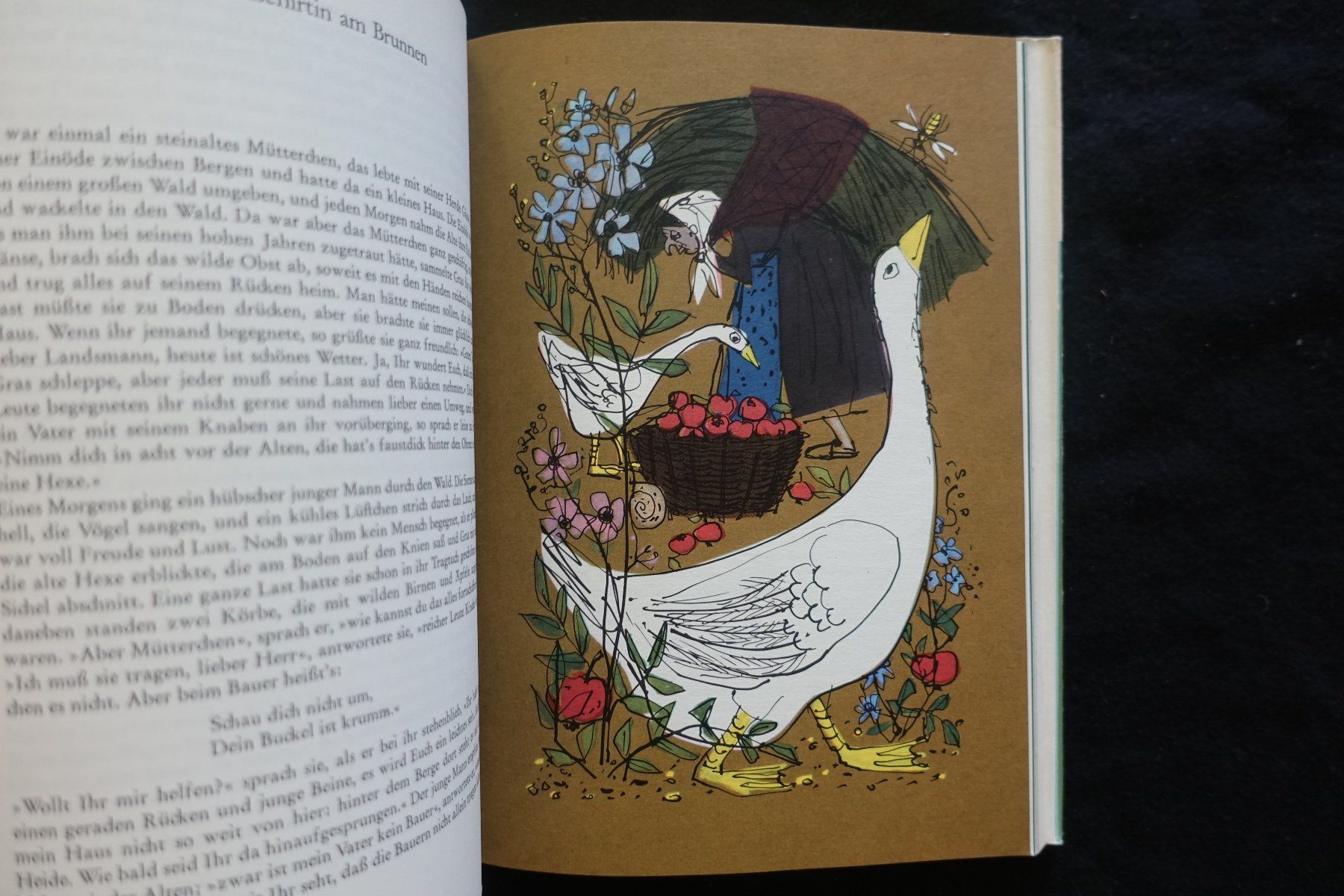 Libri: Grimms Märchen 3, Ill.Gerhard Oberländer, Ellermann, 1961 – Usato da Gutenswil venduto da Optico 4