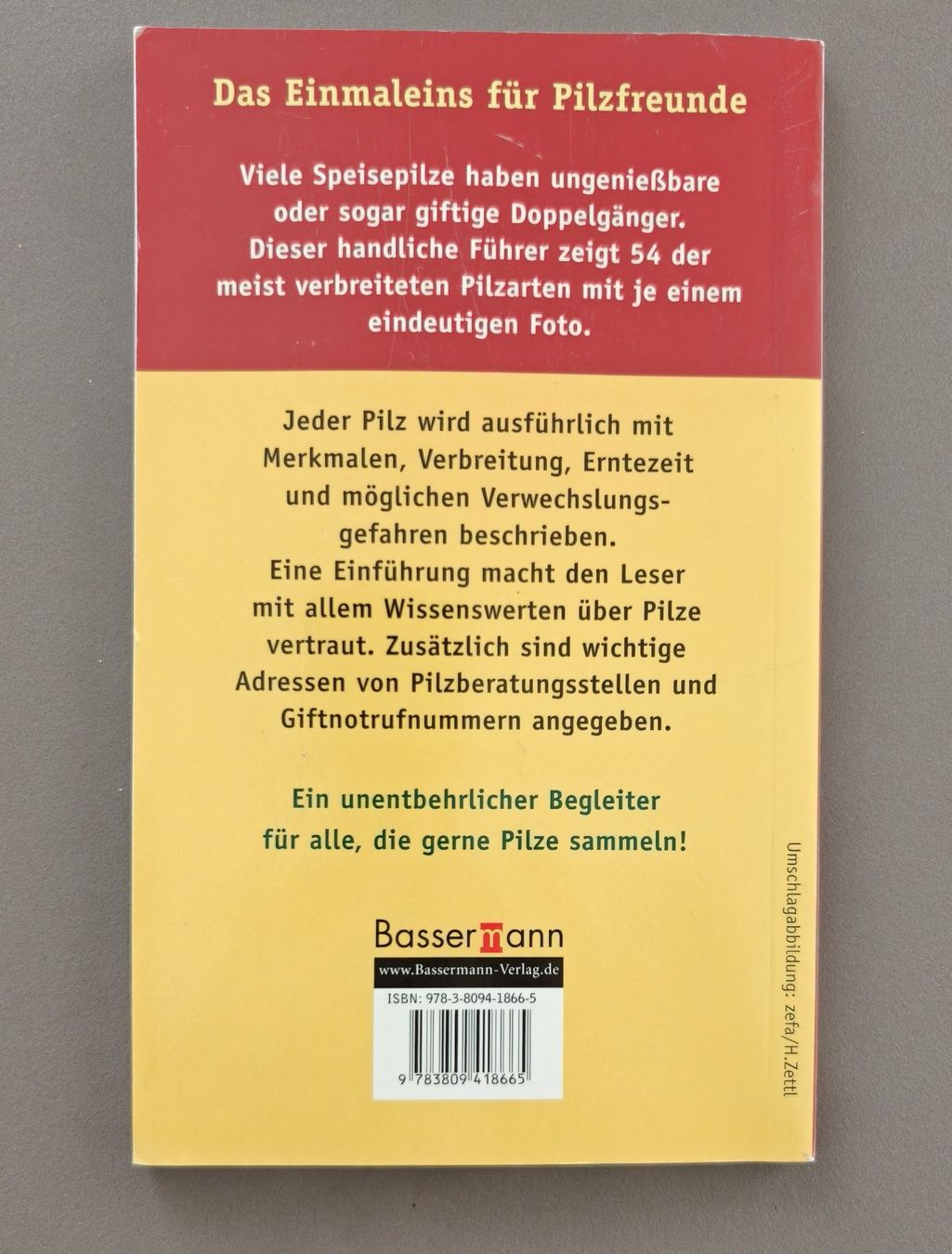Bücher: Pilzbuch – Gebraucht aus Niederrohrdorf von privat23 1