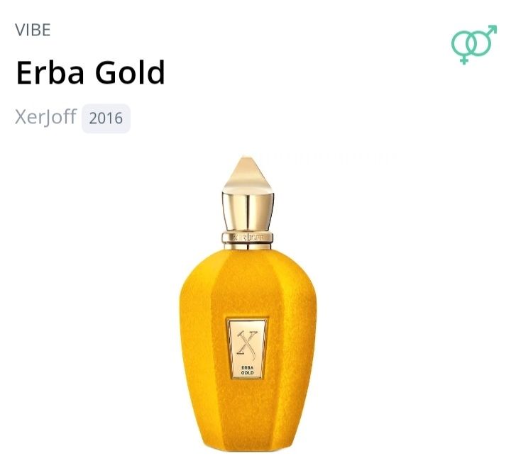 Xerjoff Profumi & Eau de Toilette: 5 ml ERBA GOLD XERJOFF ABFÜLLUNG – Nuovo (secondo la descrizione) da St. Gallen venduto da CaliSunshine 2