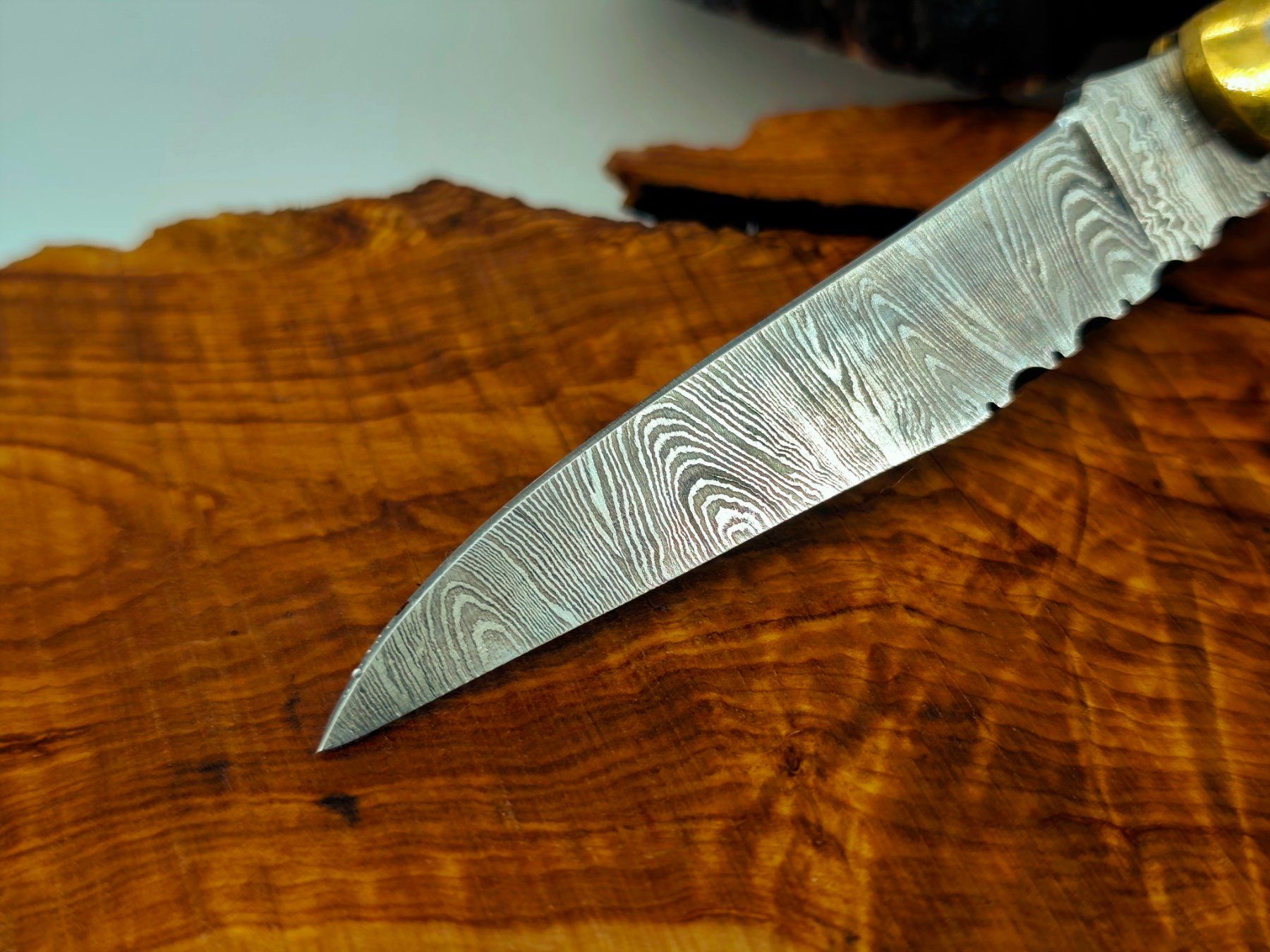 Accessori: Laguiole Damast Messer Klappmesser echtes Damastmesser – Nuovo e nell'imballaggio originale da Arlesheim venduto da Premius_1 2