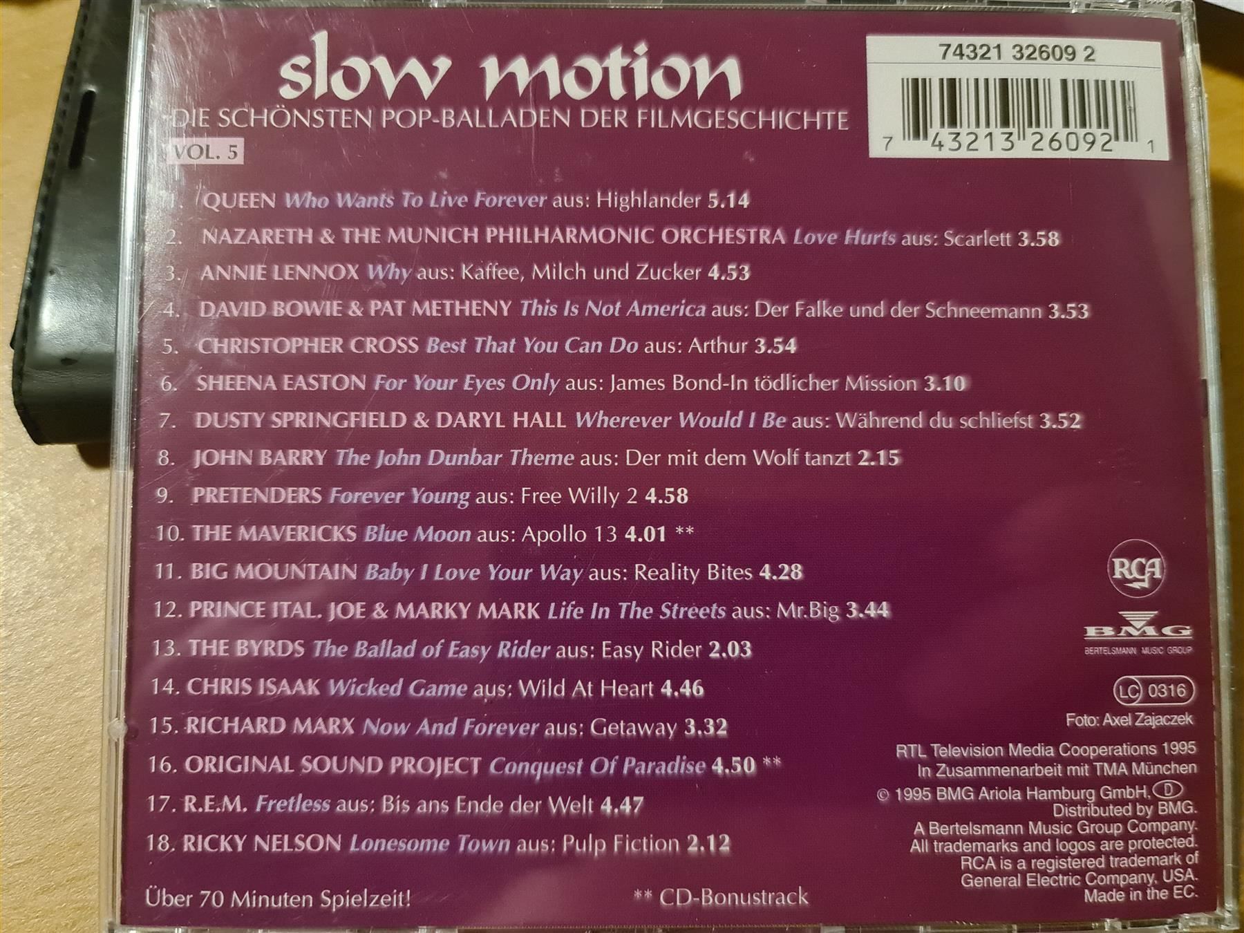 CDs: Slow motion Film musik – Gebraucht aus Dintikon von Vexi 1
