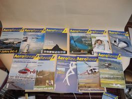 11 Stück Aero Revue 2011 Zeitschrift Magazin Luftfahrt Flug