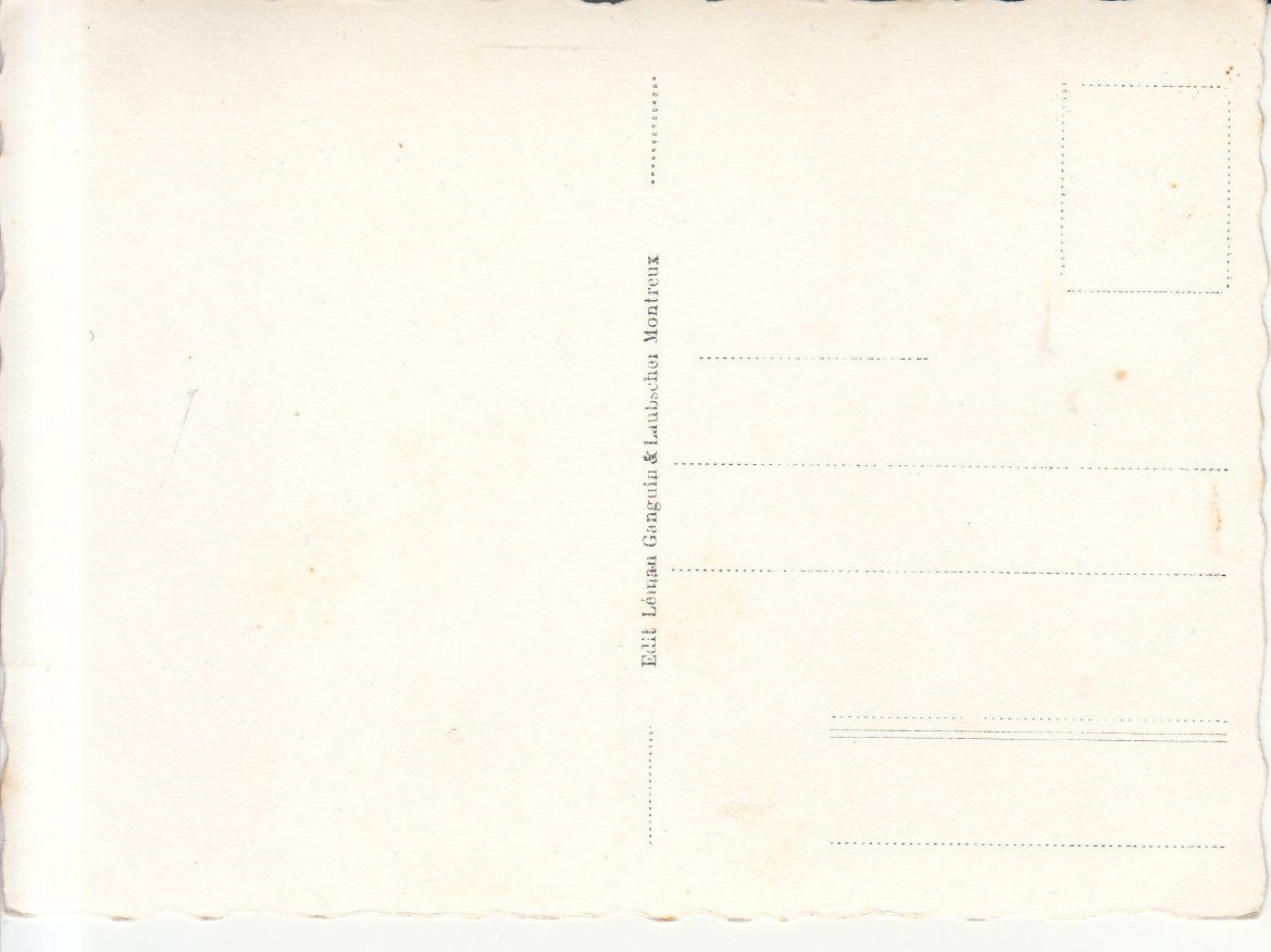 Cartoline postali: Montreux ca. 1950 – Usato da Bürglen TG venduto da StampGraf 1