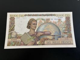 10000 Francs GÉNIE FRANÇAIS FRANCE 1955 F.50.73