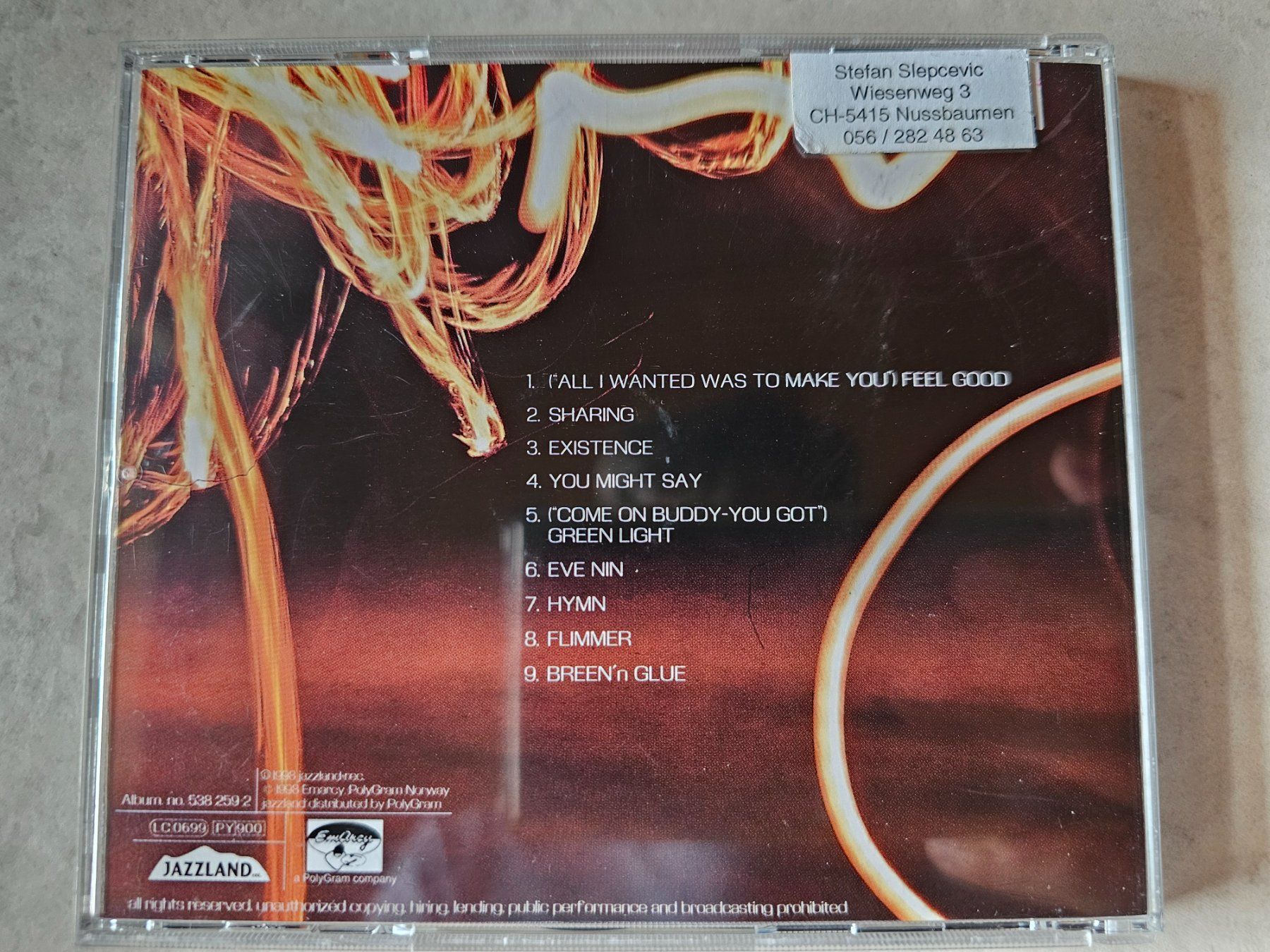 CD: Bugge Wesseltoft  -  New Conception of Jazz: Sharing – Usato da Schneisingen venduto da backstore24 1