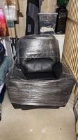 Fauteuil cuir véritable 