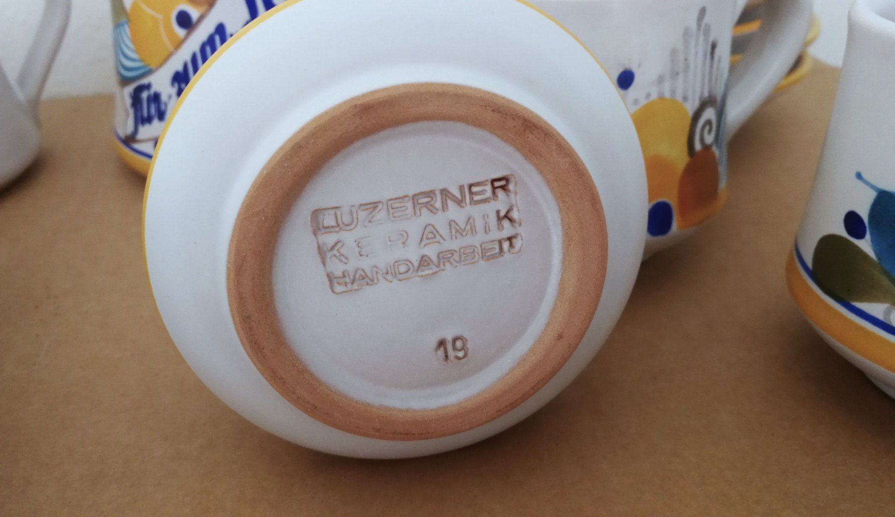 Geschirrsets: Luzerner Keramik Kaffee Set – Gebraucht aus Goldau von I_auktionator 7