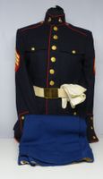 US Marine Corps Uniform Jacke Hose Gürtel Sergeant