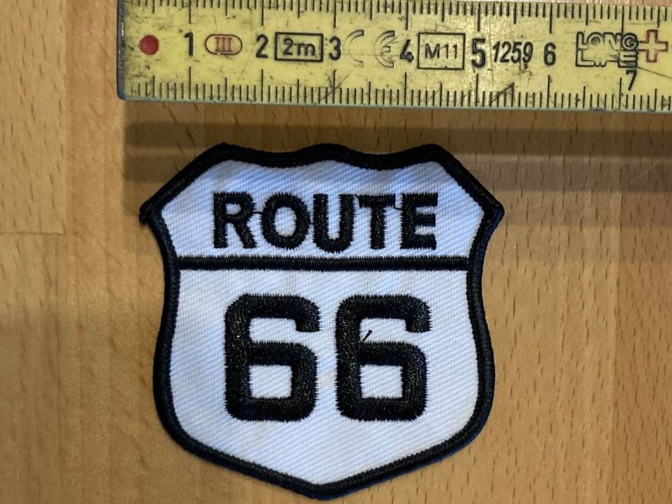 Route 66 Patch Sticker Aufnäher 3 (Neu (gemäss Beschreibung)) in Horn ...