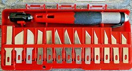 15 tlg. Präzisionsmesser Set + LED Licht