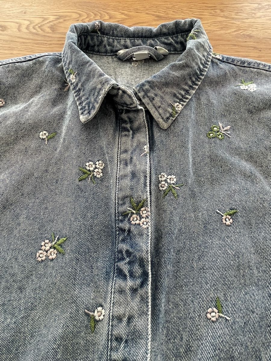 Only Giacche: Jeansjacke Blumen M – Nuovo (secondo la descrizione) da Rombach venduto da rubia.ndy 1