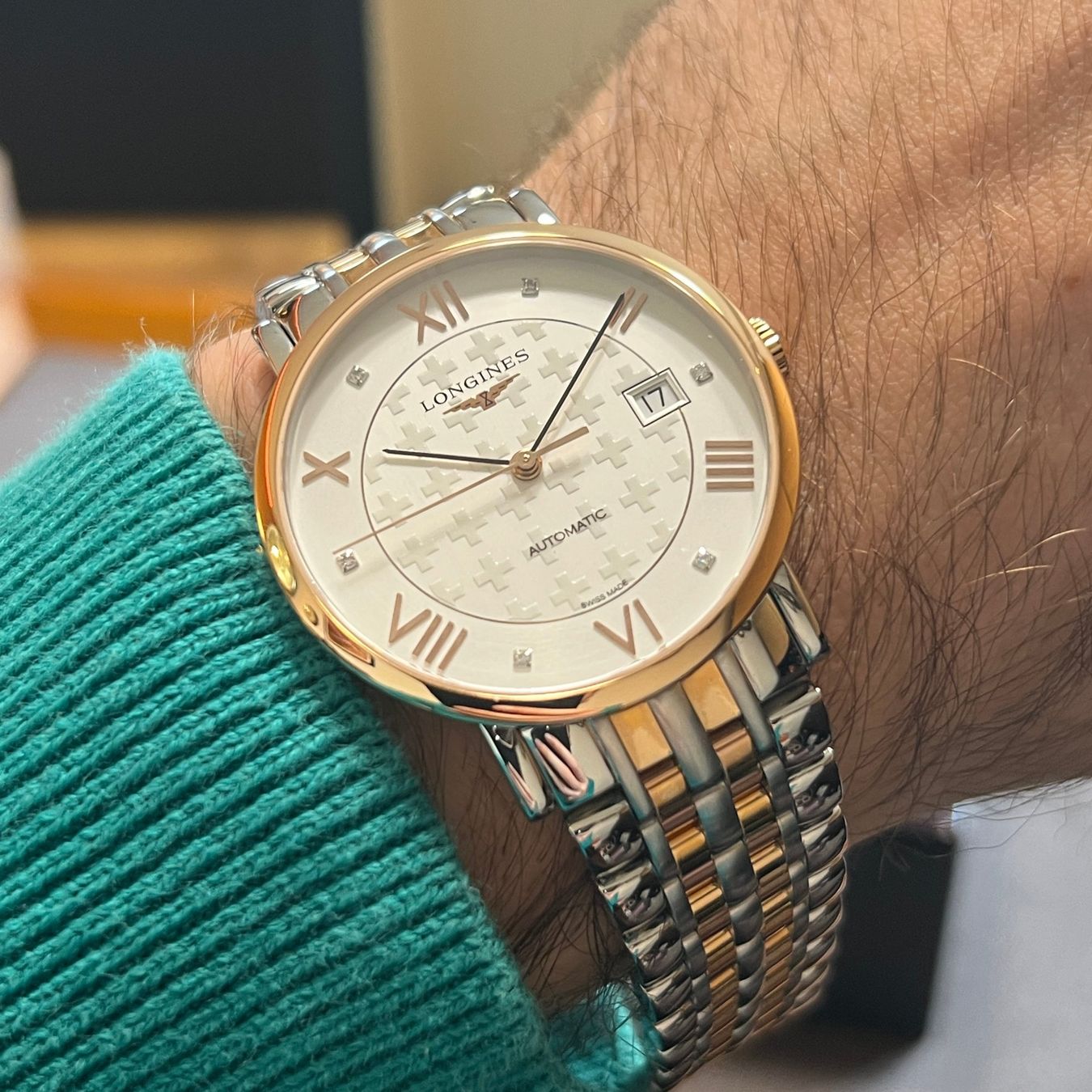 Longines Orologi: Longines Elegant Automatic Full Set L4.810.5.97.7 – Usato da Carouge GE venduto da Watchaser 3