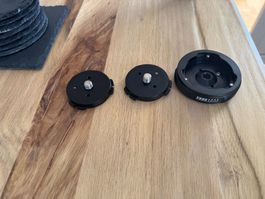 Quick Link Set 3teilig schwarz Aluminium neuwertig