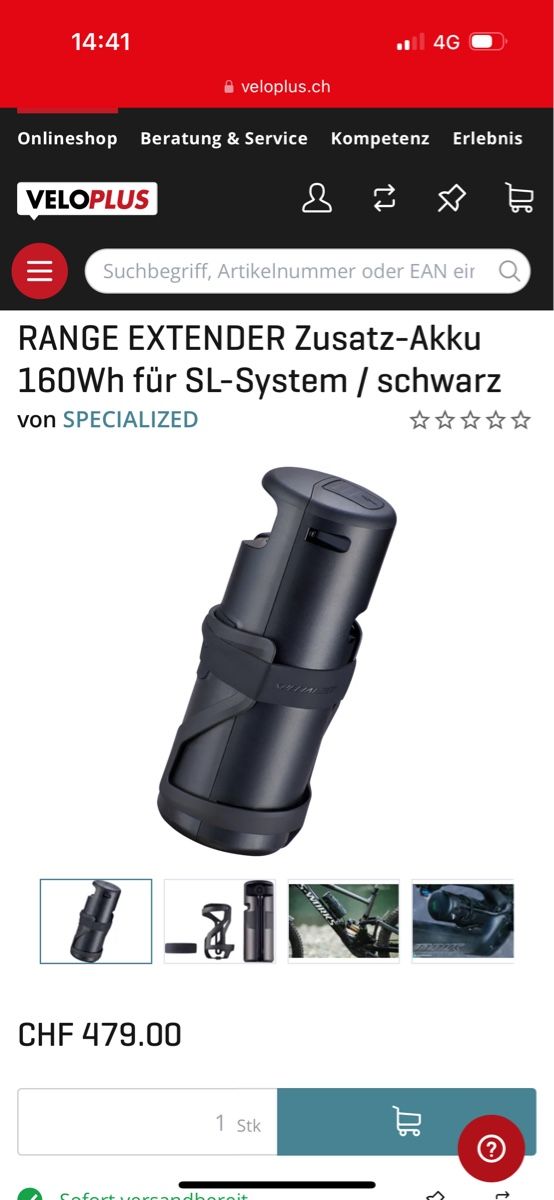 Caricabatterie: Specialized Range Extender und Y-Kabel – Usato da Sempach venduto da  4