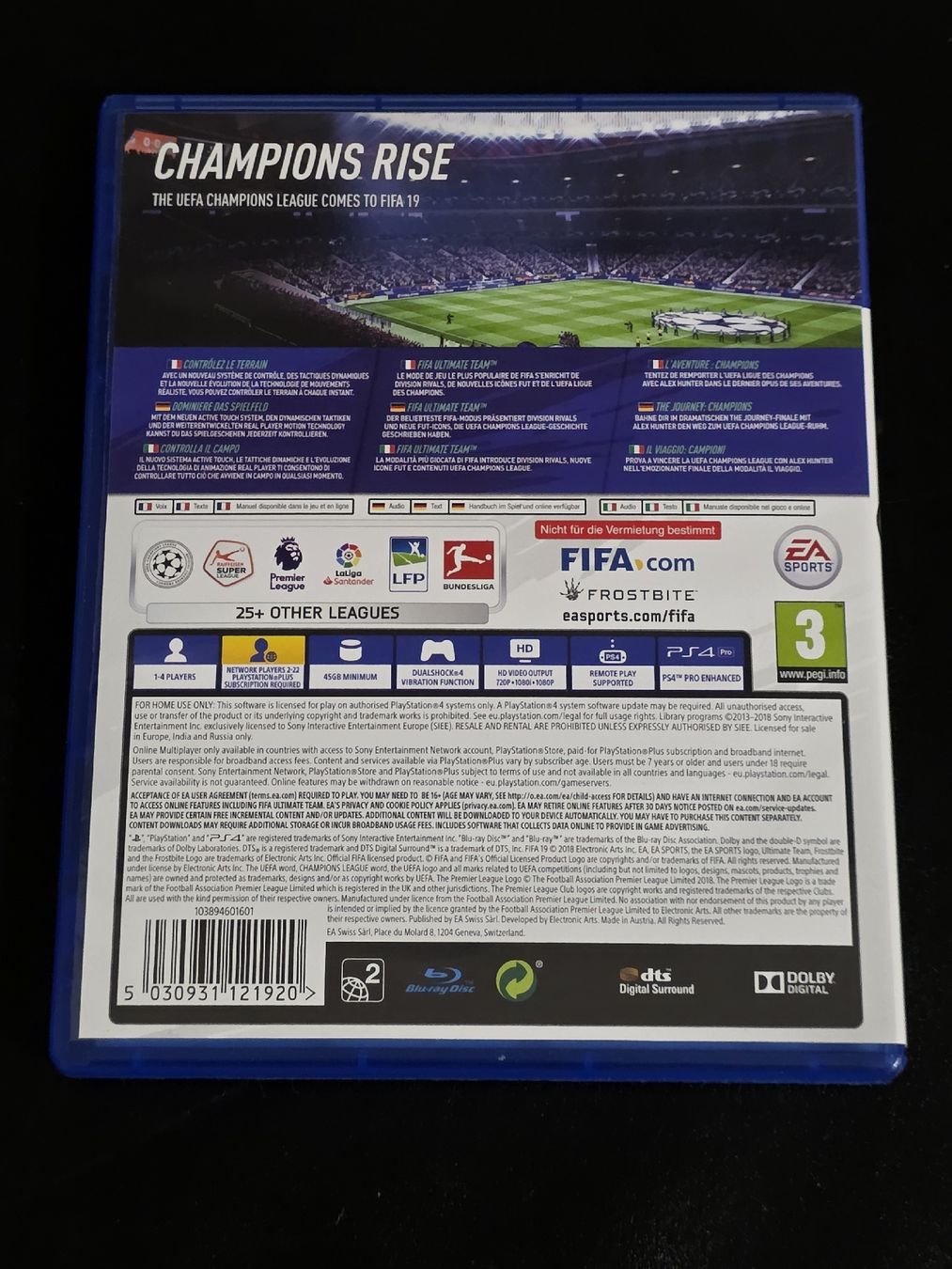 Sony Jeux: FIFA 19 | PS4 – D'occasion à Bellinzona par egemon 1
