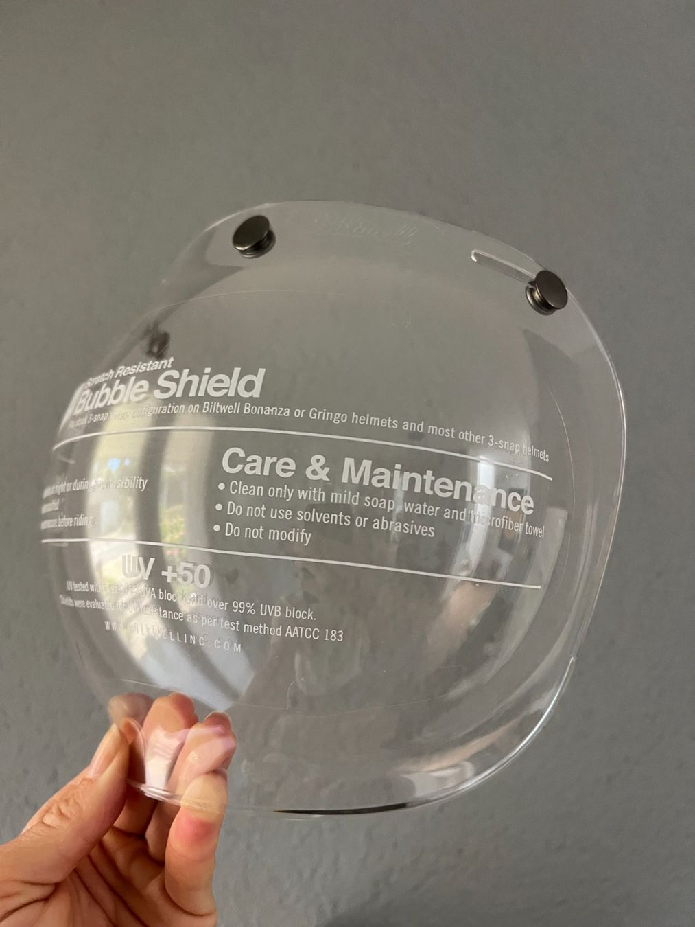 Biltwell Helme & Visiere: Biltwell Bubble Shield klar – Neu und originalverpackt aus Muri b. Bern von michellew23 2