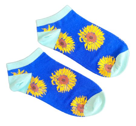 Sneaker-Socken Sonnenblumen