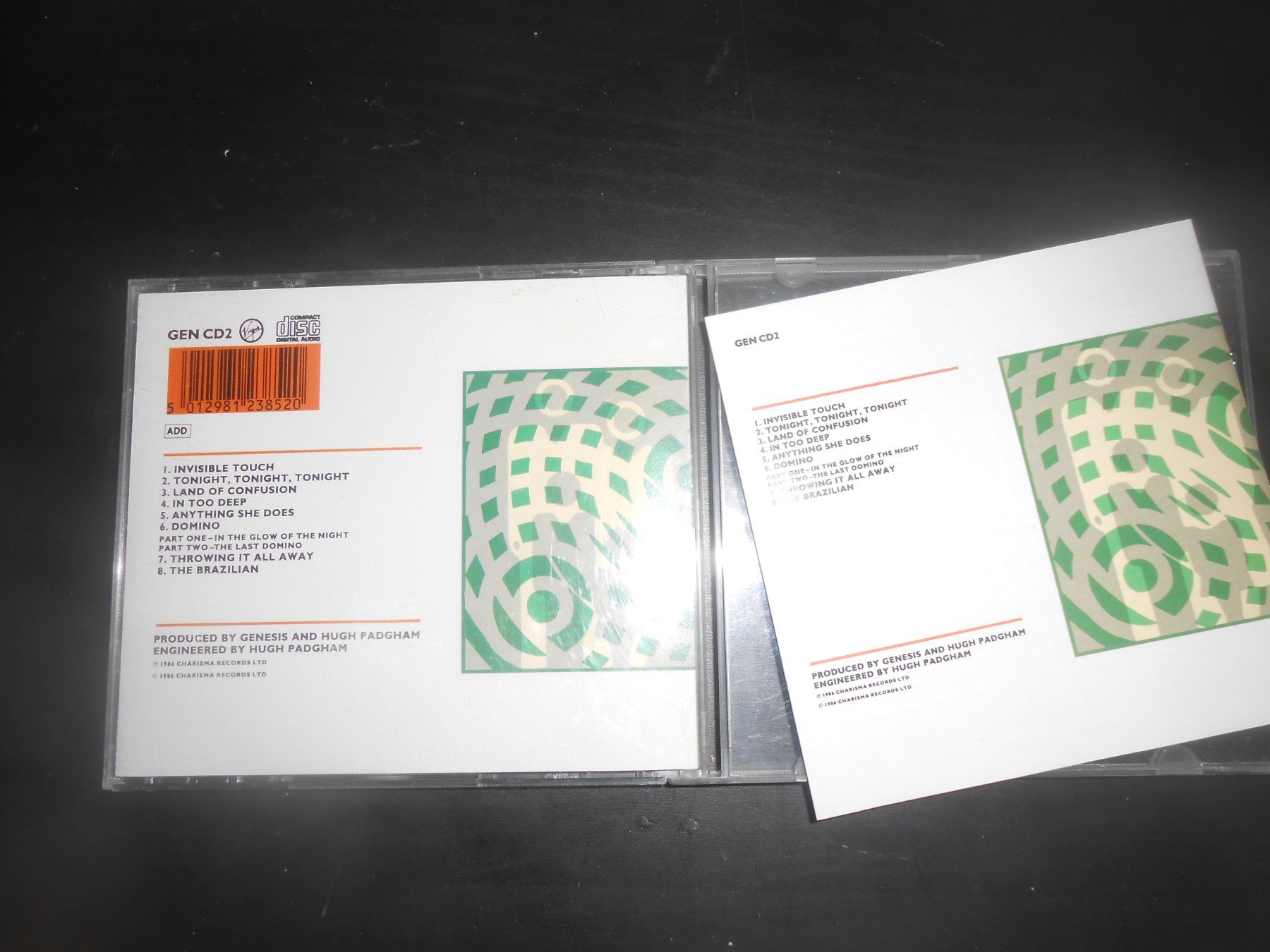 CD: Genesis – Invisible Touch / 1986 – Usato da Aarberg venduto da witchhunter01 1