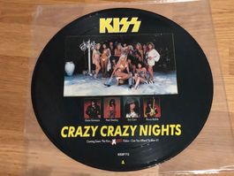 Kiss. Pictures Disques. Maxi. 4 Tracks. Crazy Crazy Nigths