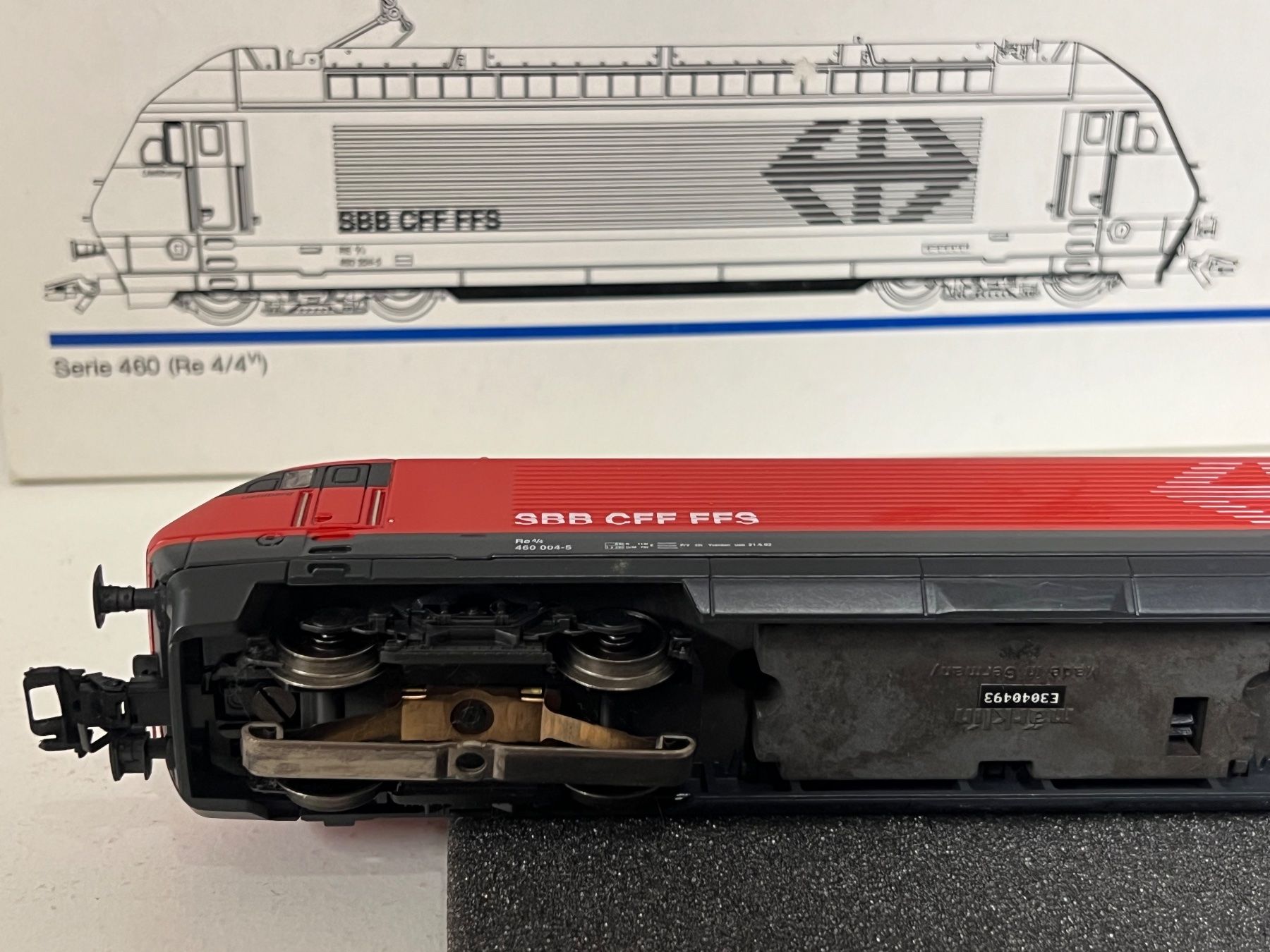 Märklin Modellini di ferrovie: Märklin SBB CFF FFS Re 460 3460 H0 AC – Usato da Geroldswil venduto da TopTrain54 7