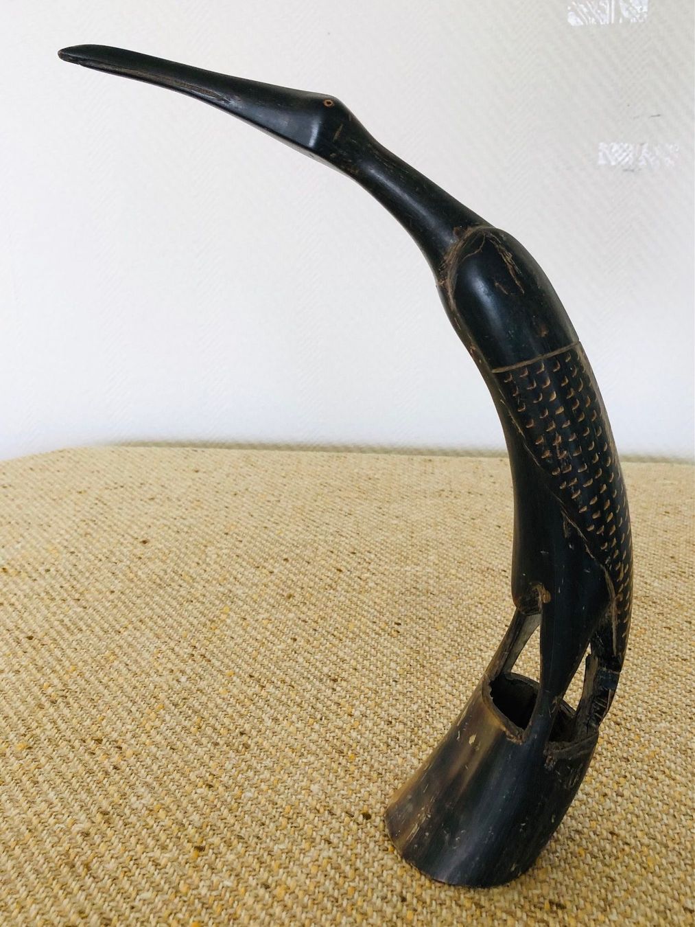 Statuette: Vogel aus Horn geschnitzt – Usato da Balzers venduto da Kubus