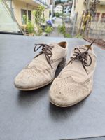 Zara Man Schnürschuhe Wildleder Beige Grösse 43 