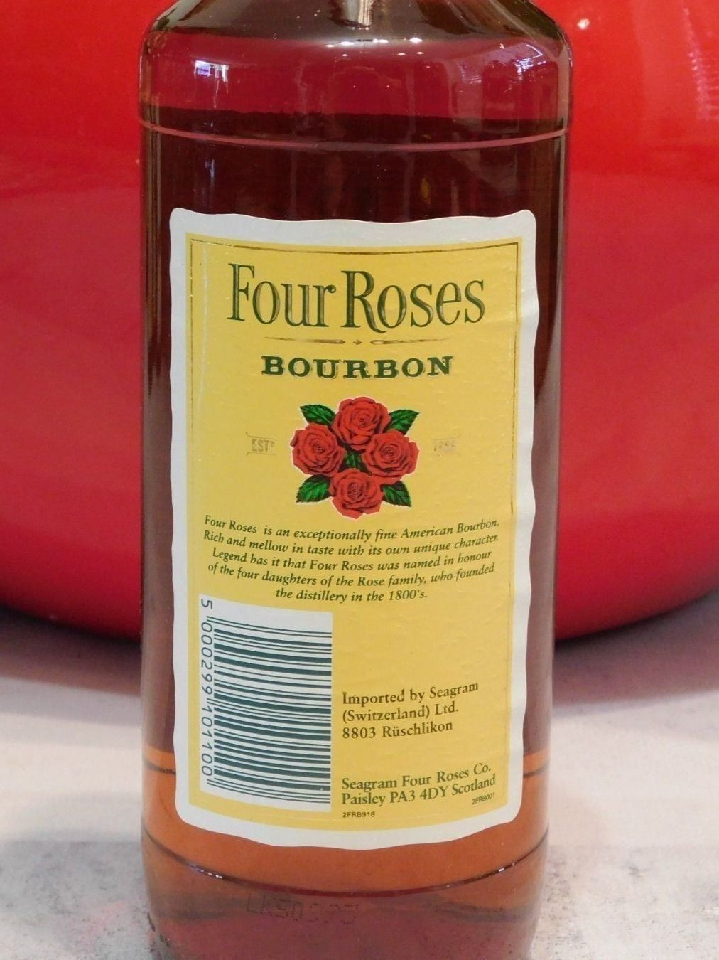Spirituosen: FOUR ROSES BOURBON WHISKEY Jahre 1990s – Neu (gemäss Beschreibung) aus Emmenbrücke von Ulisse-22 3