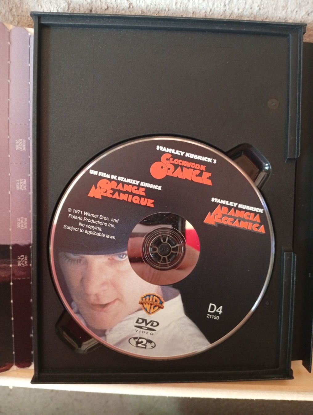 Tutti i DVDs: DVD Orange mécanique – Usato da Perrefitte venduto da 36B 1