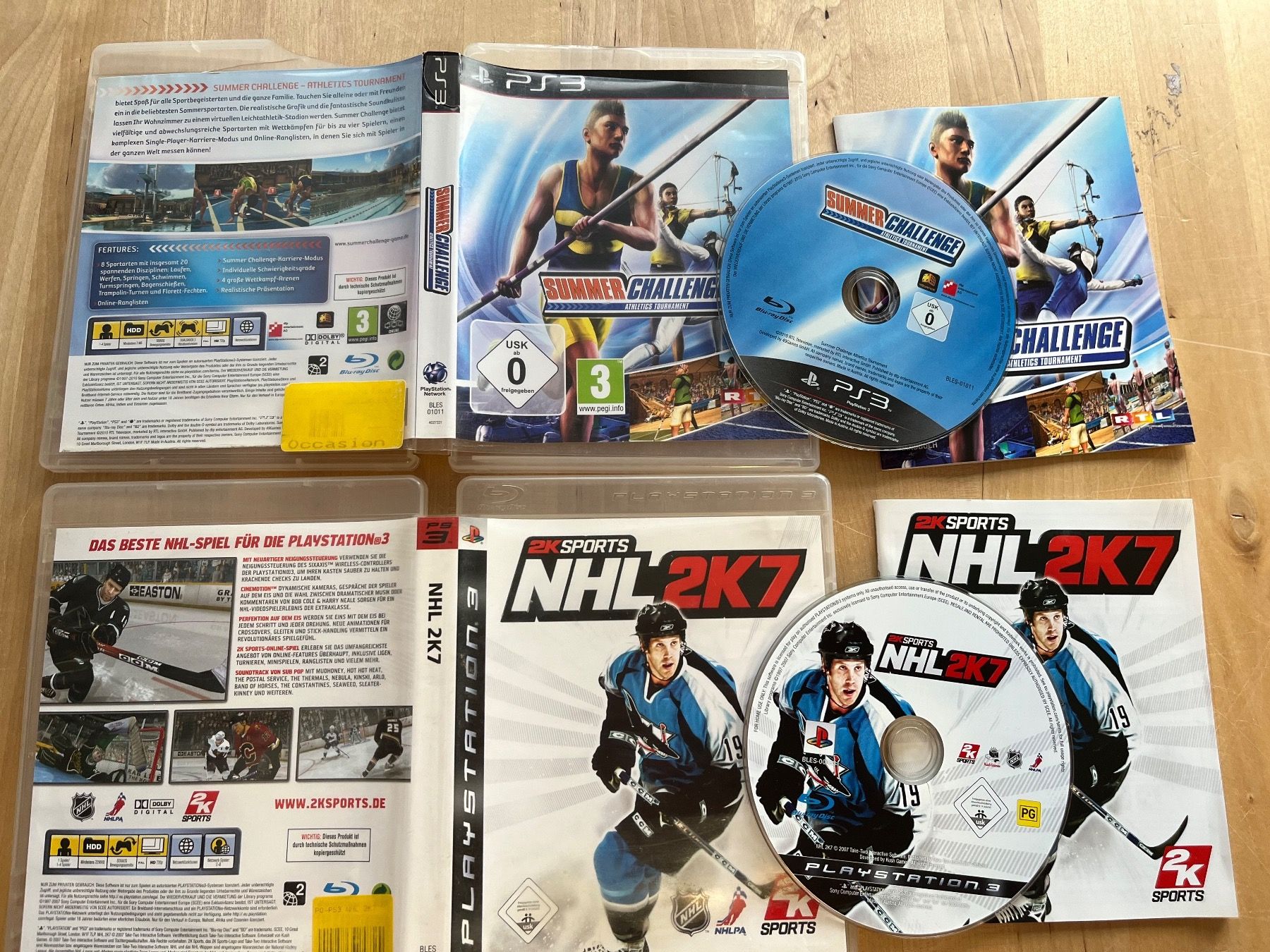 Giochi: Summer Challenge + NHL 2K7 (CIB) – Usato da Frenkendorf venduto da gelbeZinnie