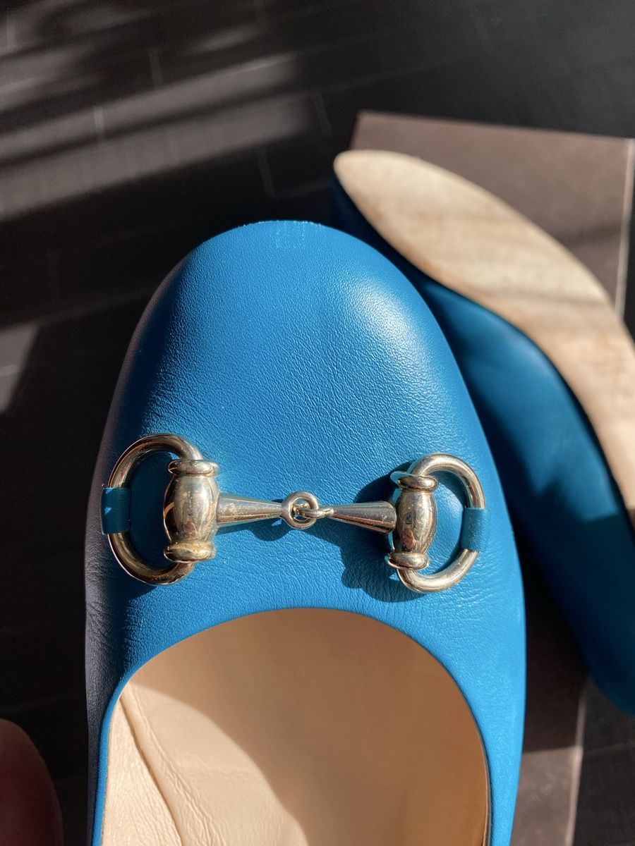 Gucci Scarpe da donna: Ballerines Gucci bleues T38 – Usato da Evilard venduto da sama06 3