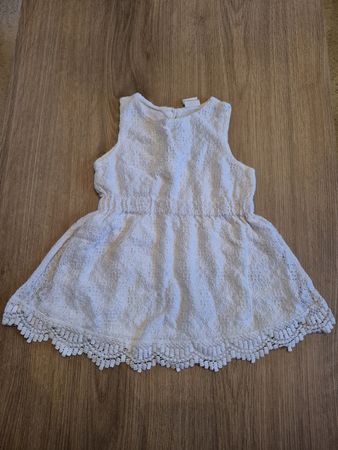 Kleid weiss H&M Grösse 74 guter Zustand