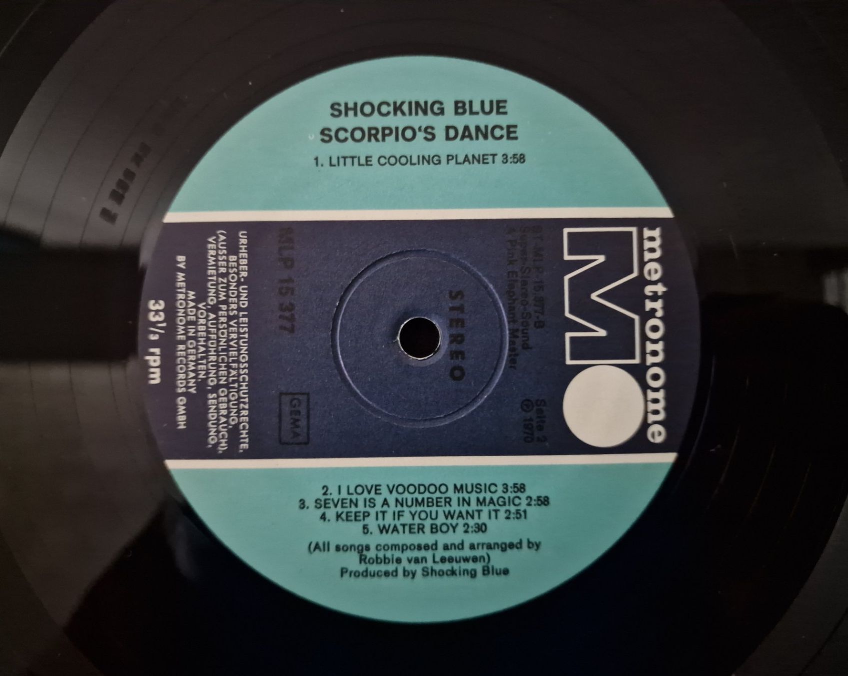 Dischi in vinile: Shocking Blue LP – Scorpio's Dance – Usato da Root venduto da atelier22 3