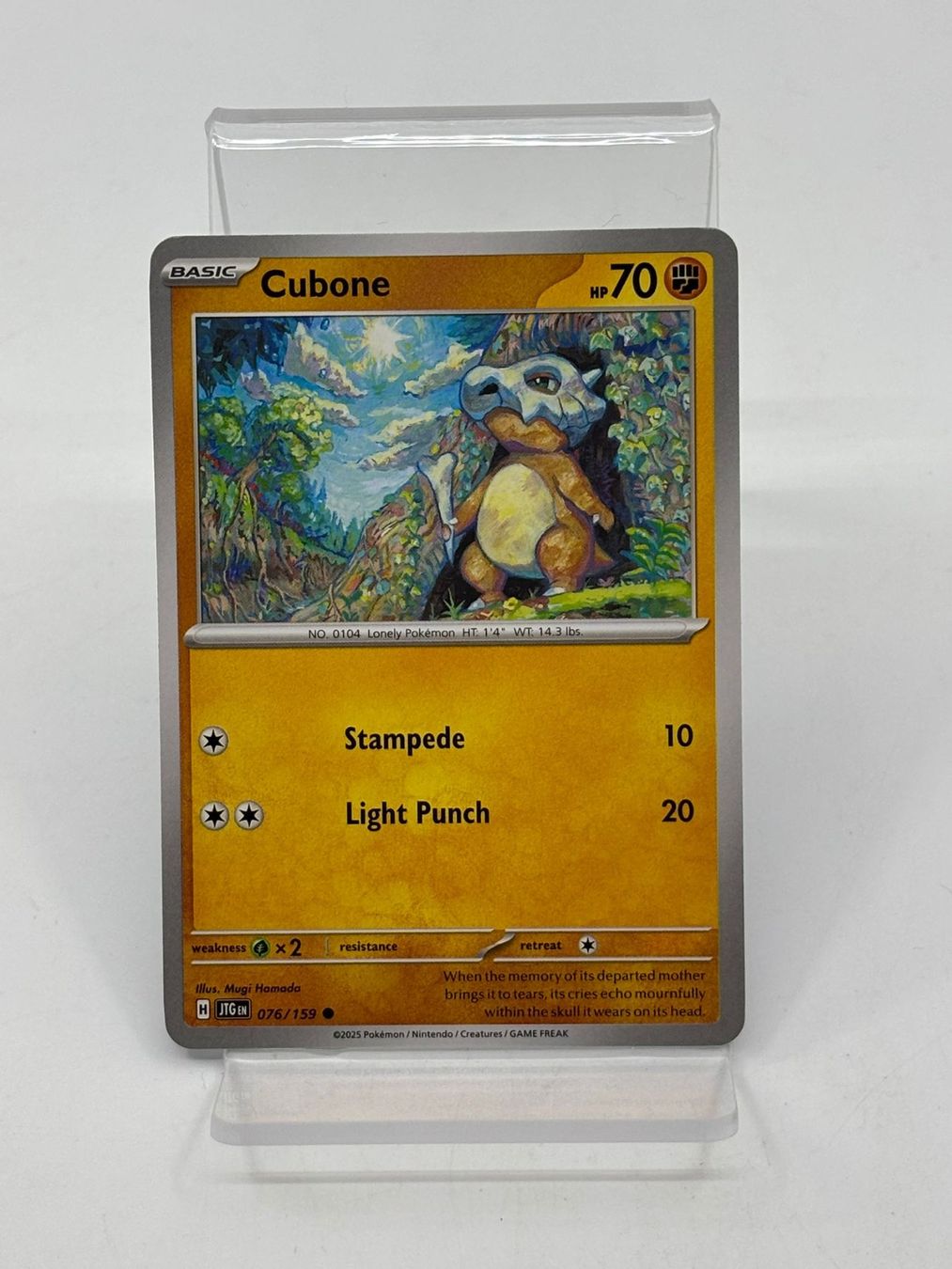Pokémon Sammelbilder & Trading cards: Pokemon Cubone 076/159 – Gebraucht aus Herisau von Pokemon2026