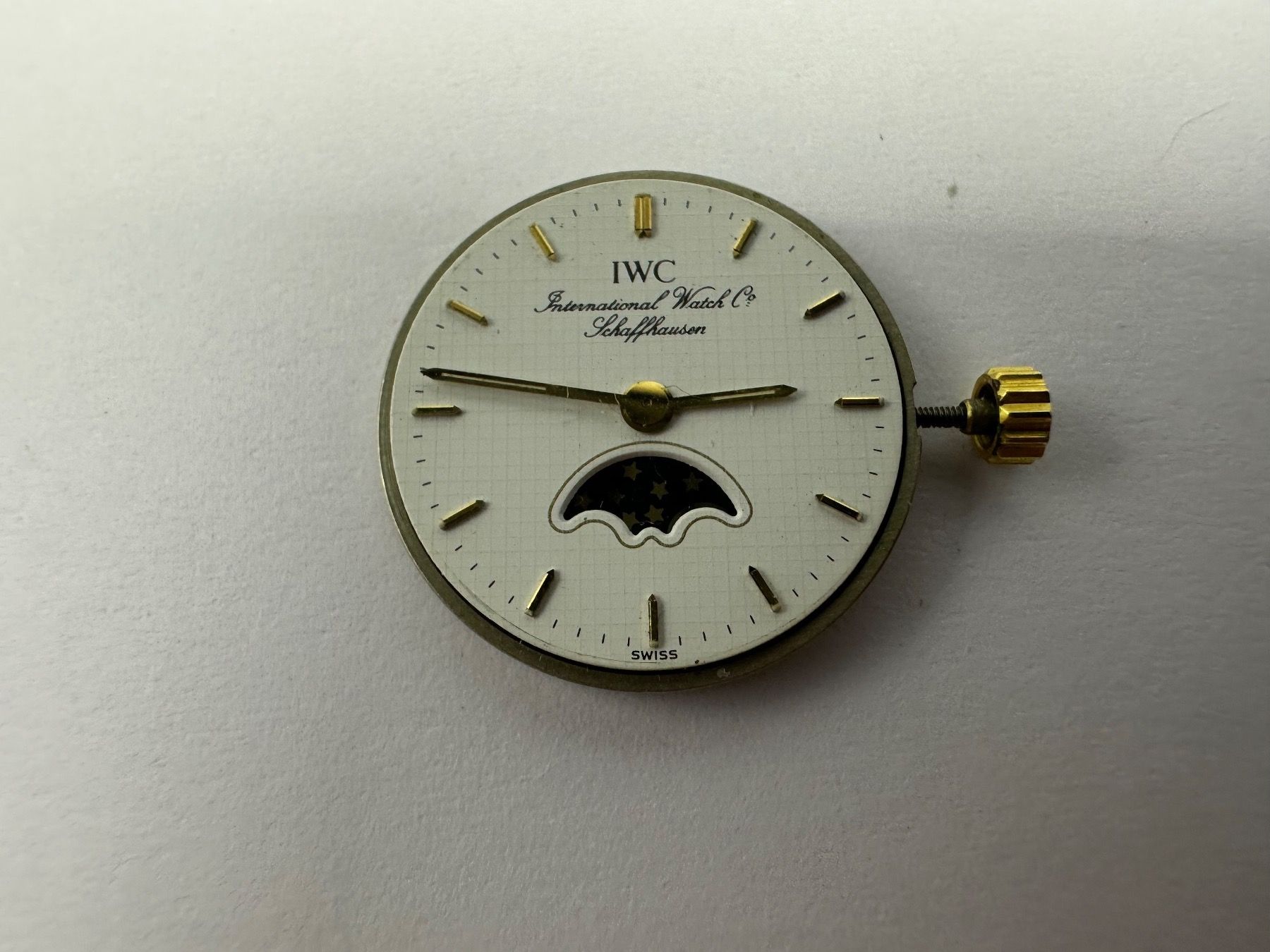IWC Orologi: IWC Quarz Mondphase cal 618 Werk – Usato da Brüttisellen venduto da AlphaOmega05 1