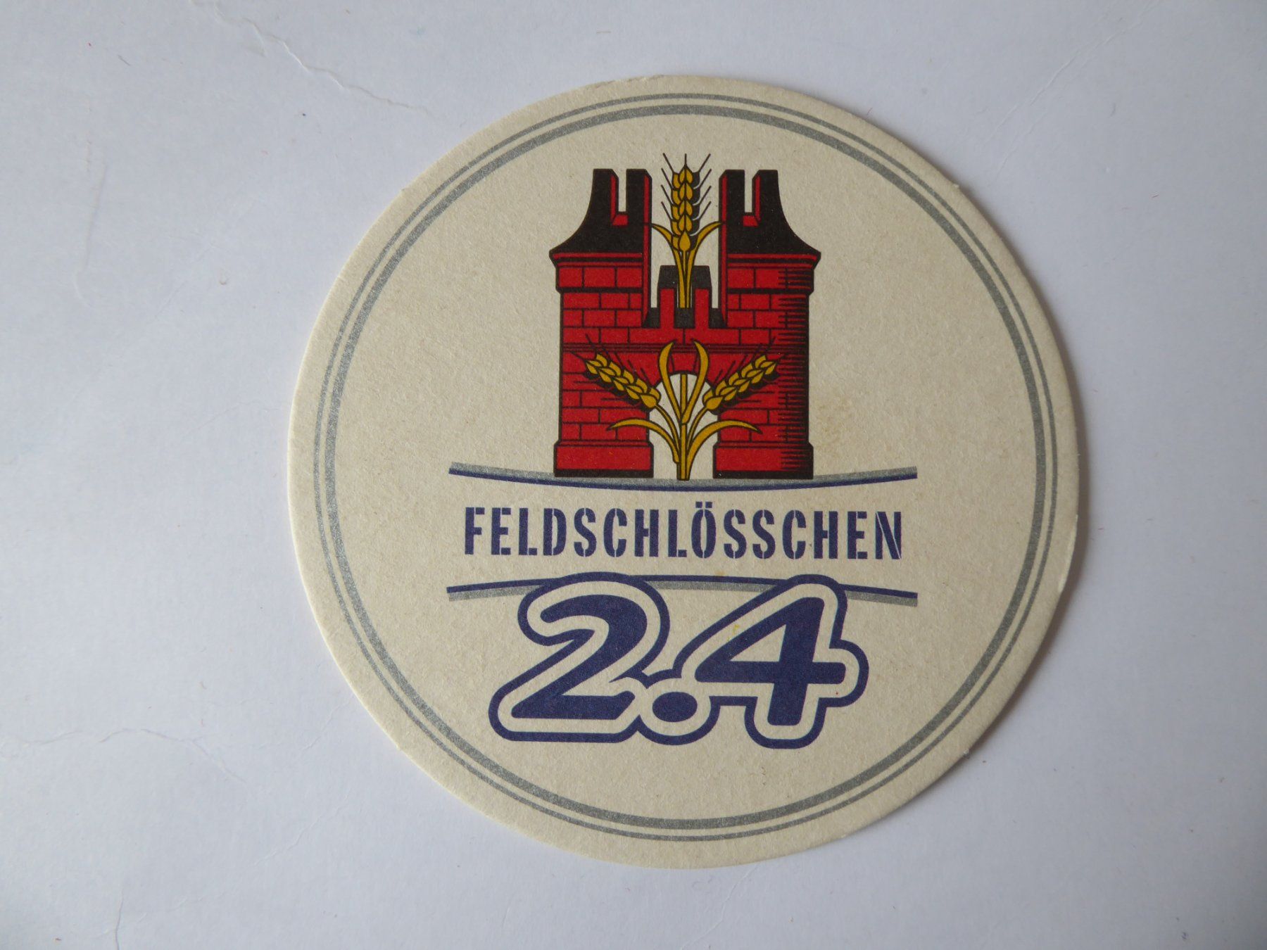 Feldschlösschen Sottobicchieri: 5 Feldschlösschen, Bierdeckel 2.4, neuwertig – Nuovo (secondo la descrizione) da Turbenthal venduto da Panau