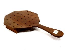 Jeu miniature du solitaire bois et os. Solitärspiel antik