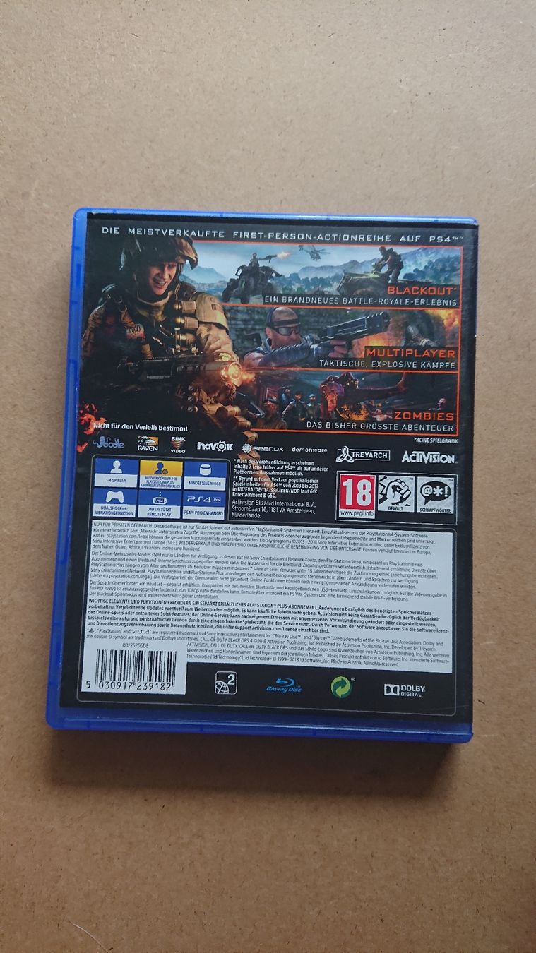 Jeux: Call of Duty Black Ops 4 PS4  – D'occasion à Chur par FreakofRarity 1