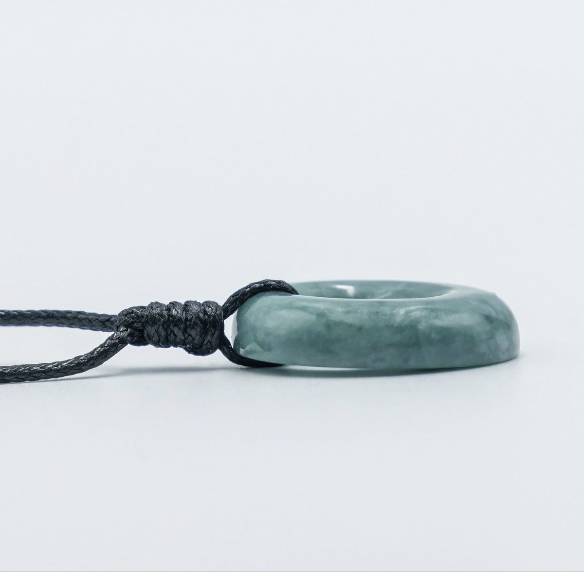 Ciondoli: Pi-Scheibe/Donut aus Jade – Nuovo e nell'imballaggio originale da Ruggell venduto da JadeShop 2