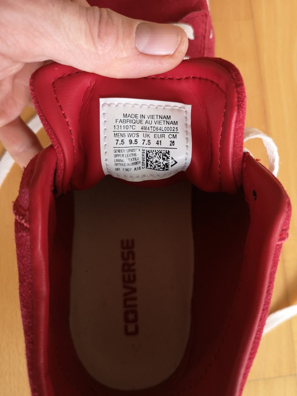 Converse Scarpe da uomo: NEUE Converse Echtleder Gr.41 – Usato da Brunnen venduto da boerdsch 3